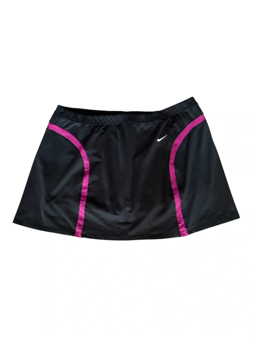 Nike Black Athletic Tennis Skort 13” Pink Magenta Size Large